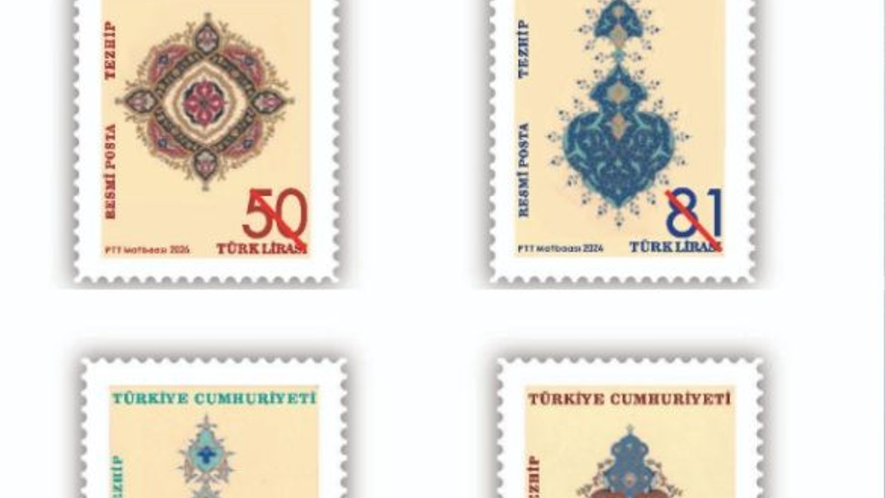 PTT'den “Tezhip” Konulu Resmi Posta Pulları