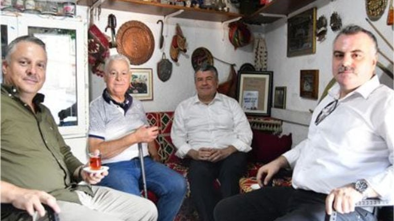 Başkan Akbıyık Birliktelikle geçen sohbet Mekanlarında