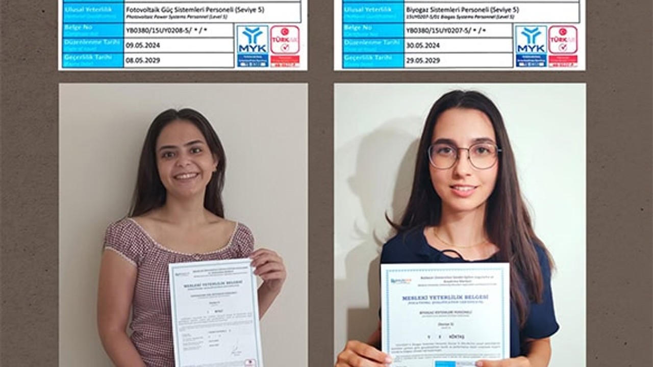 BAUNSEM, İlk Biyogaz Personelini Belgelendirdi