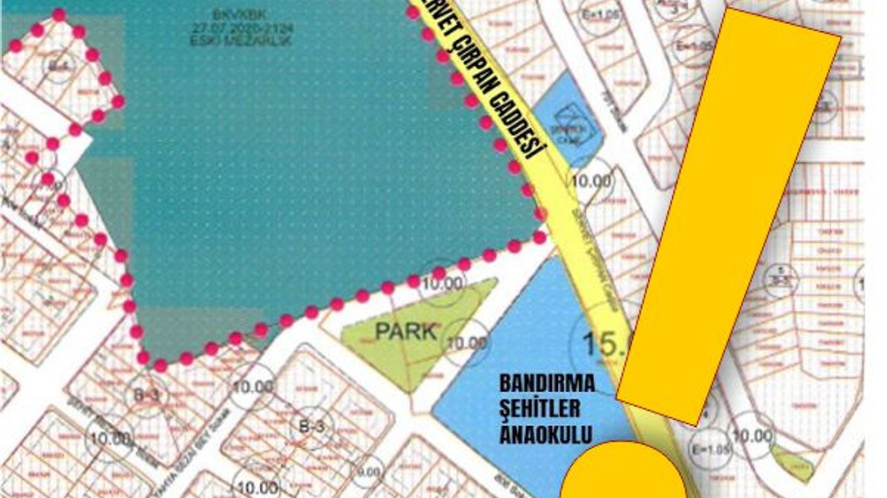 Bandırma'da Yollar Kapanıyor