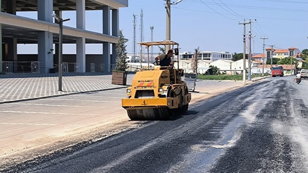 Bigadiç'te Asflatlama Çalışmaları Başladı