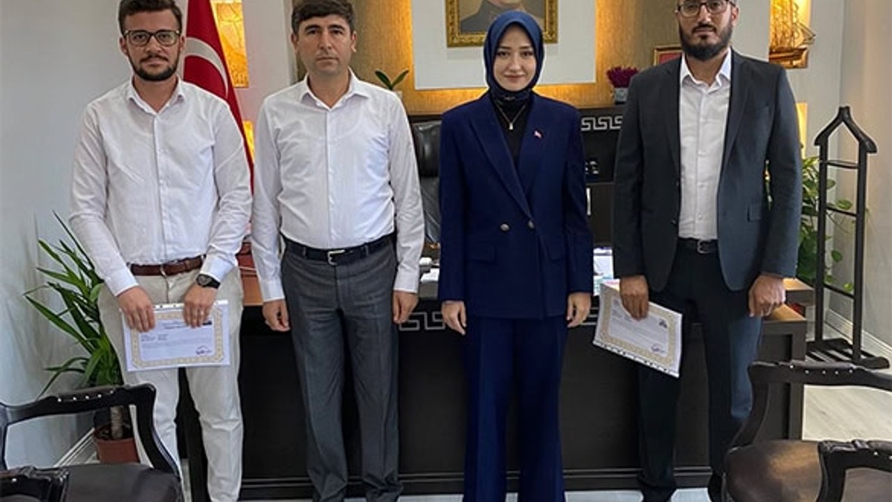 İlçe Müftülüğü'nden Teşekkür Belgesi