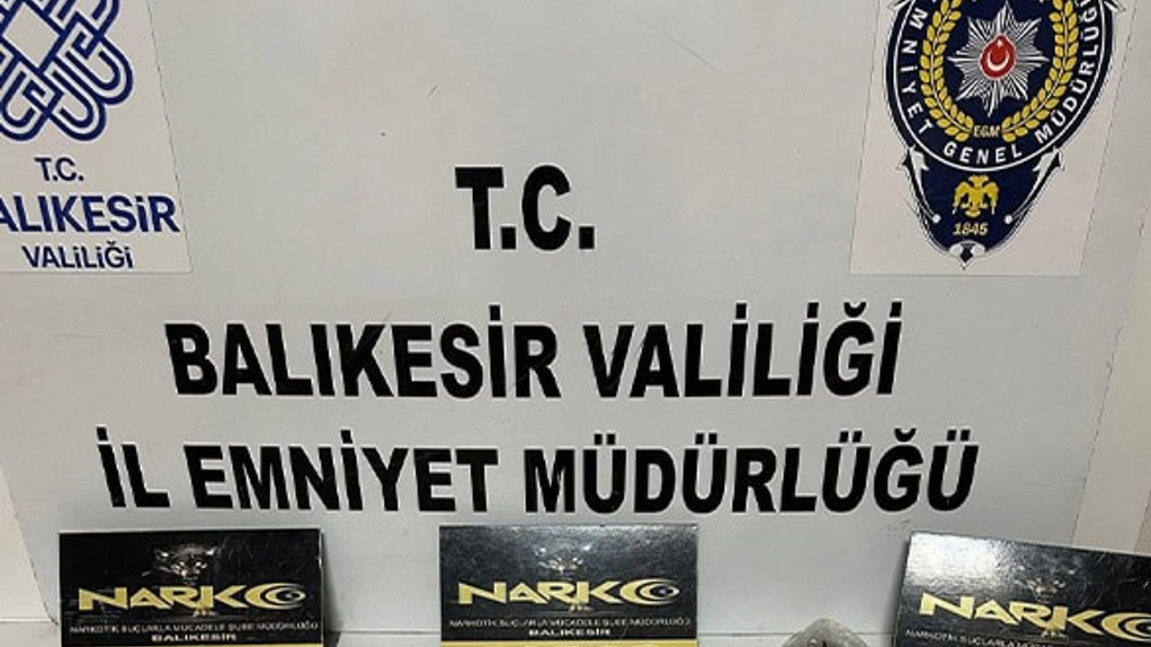 Balıkesir'de Uyuşturucu Operasyonu