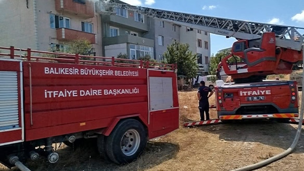 Bandırma'da Ocakta Unutulan Tencere Yangın Çıkardı