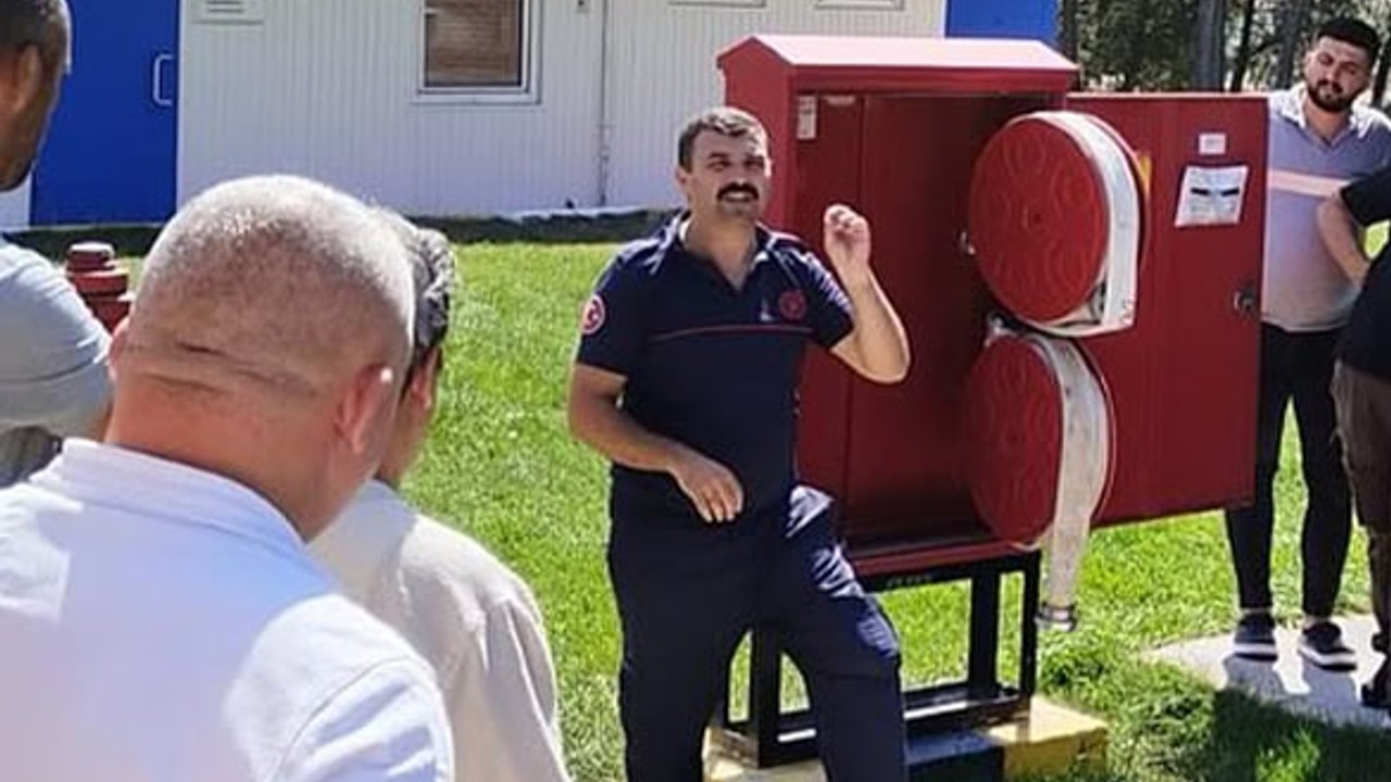 Büyükşehir İtfaiyesi, Yangın Eğitimi Verdi
