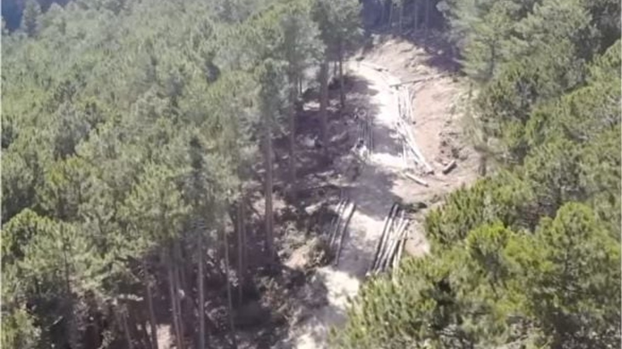 Orman Müdürlüğü Yangına Karşı Kalkan Ördü
