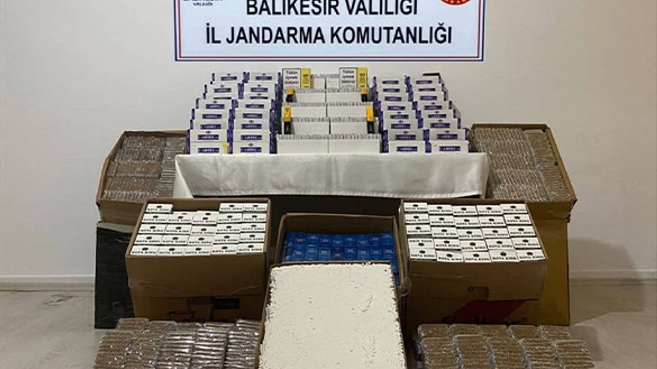 Sındırgı’da Kaçak Sigara Operasyonu