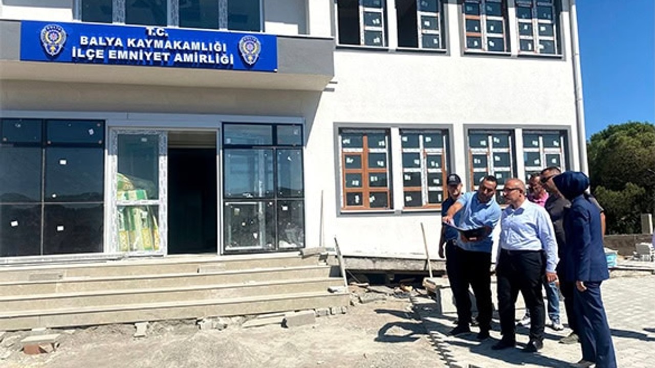 Vali Yardımcısı Karaman, Balya’da İnşaat İncelemesi Yaptı