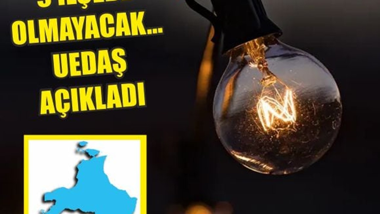 Balıkesir'in 9 İlçesinde Her An Elektrikler Kesilebilir!