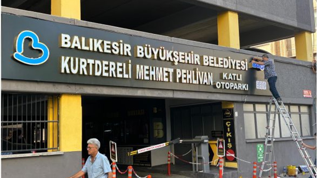 Kurtdereli Mehmet Pehlivan Otoparkına Yeni Logo!