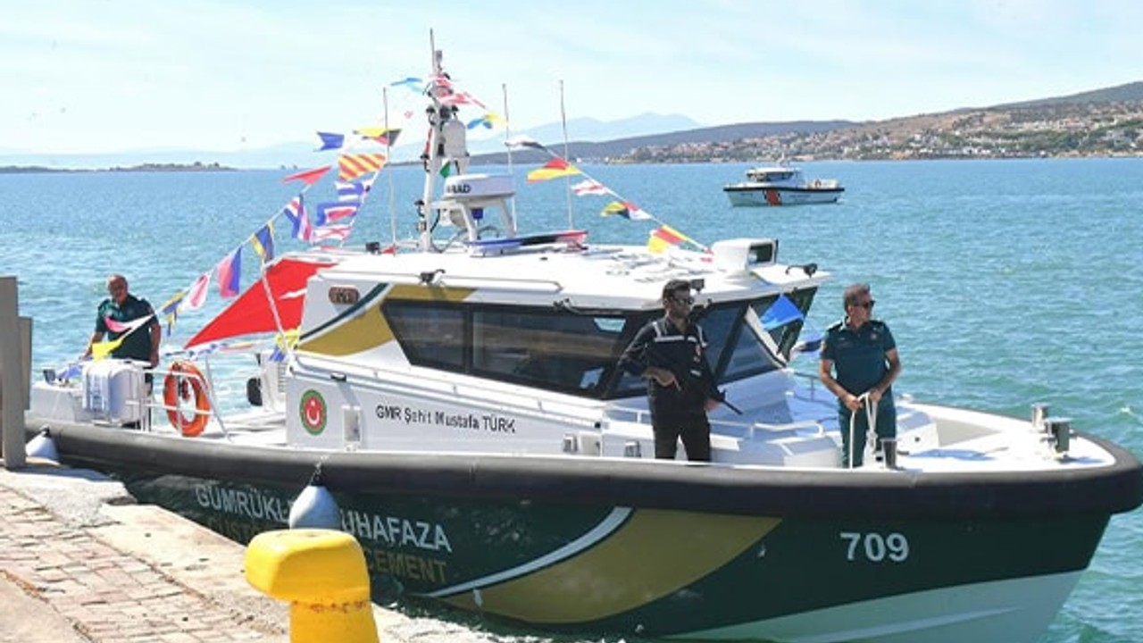 Ayvalık’ta Şehit Mustafa Türk Deniz Devriye Botu Görevde