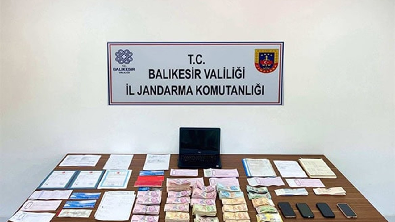 Balıkesir'de Jandarmadan Tefeci Çeteye Darbe