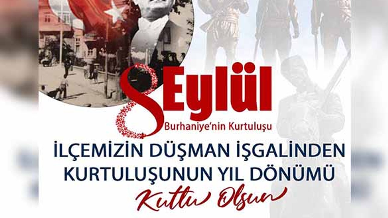 Burhaniye 8 Eylül Kurtuluş Gününü Kutlayacak