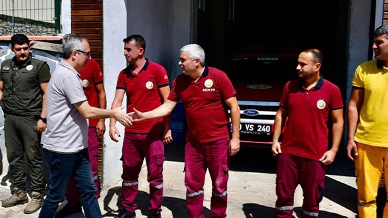 Dursunbey’de Orman Kahramanlarına Moral Ziyareti
