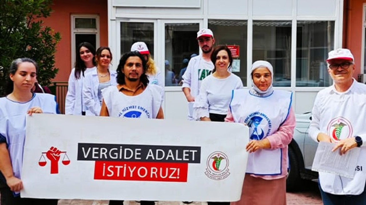 Sağlık Çalışanları 28 Haftadır Vergide Adalet Talep Ediyor