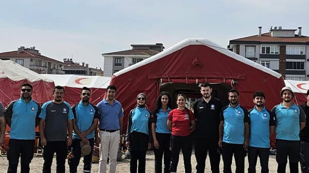 Sağlık-Sen Balıkesir Şubesi'nden UMKE Ekibine Ziyaret