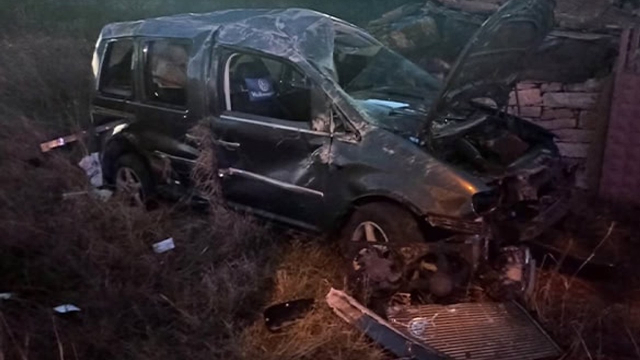 Susurluk’ta Feci Kaza, Otomobil Takla Attı Bir Yaralı
