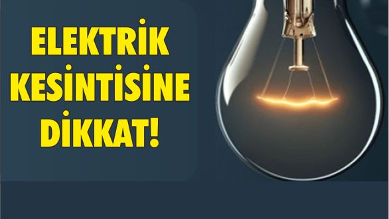 Balıkesir'in 9 İlçesinde Yarın Elektrik Kesintisi Var