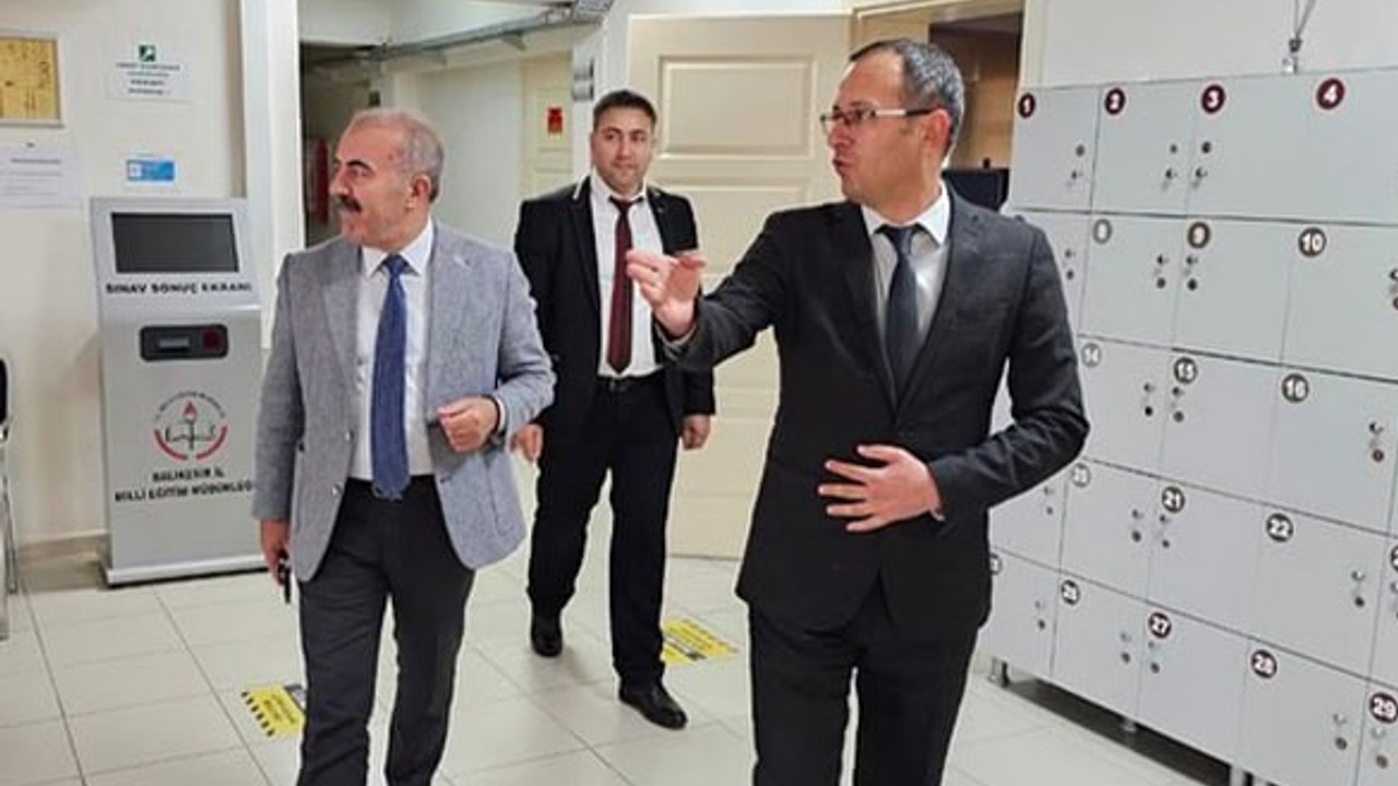 İl Milli Eğitim Müdürü Demir, Ölçme Değerlendirme Merkezini İnceledi