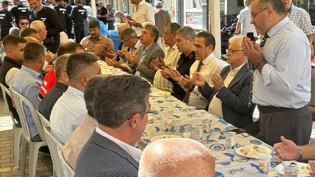 Kaymakam İlyas Memiş’ten Hayır Yemeğine Katılım