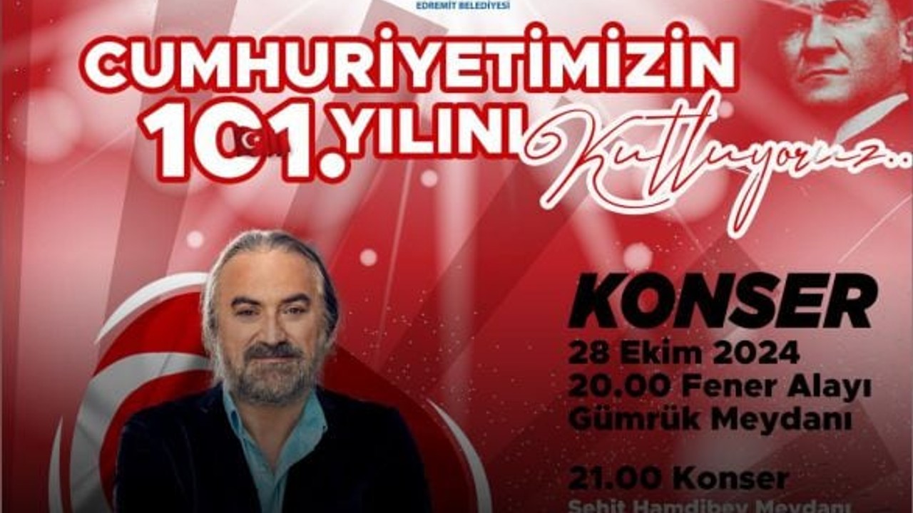 Edremit 101. Yılı Coşkuyla Geçirecek!
