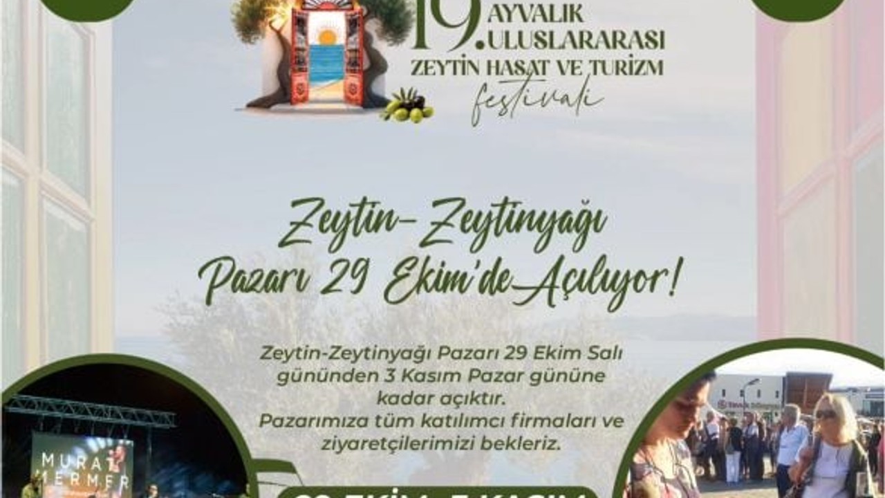 Zeytin-Zeytinyağı Pazarı 29 Ekim’de Kapılarını Açıyor