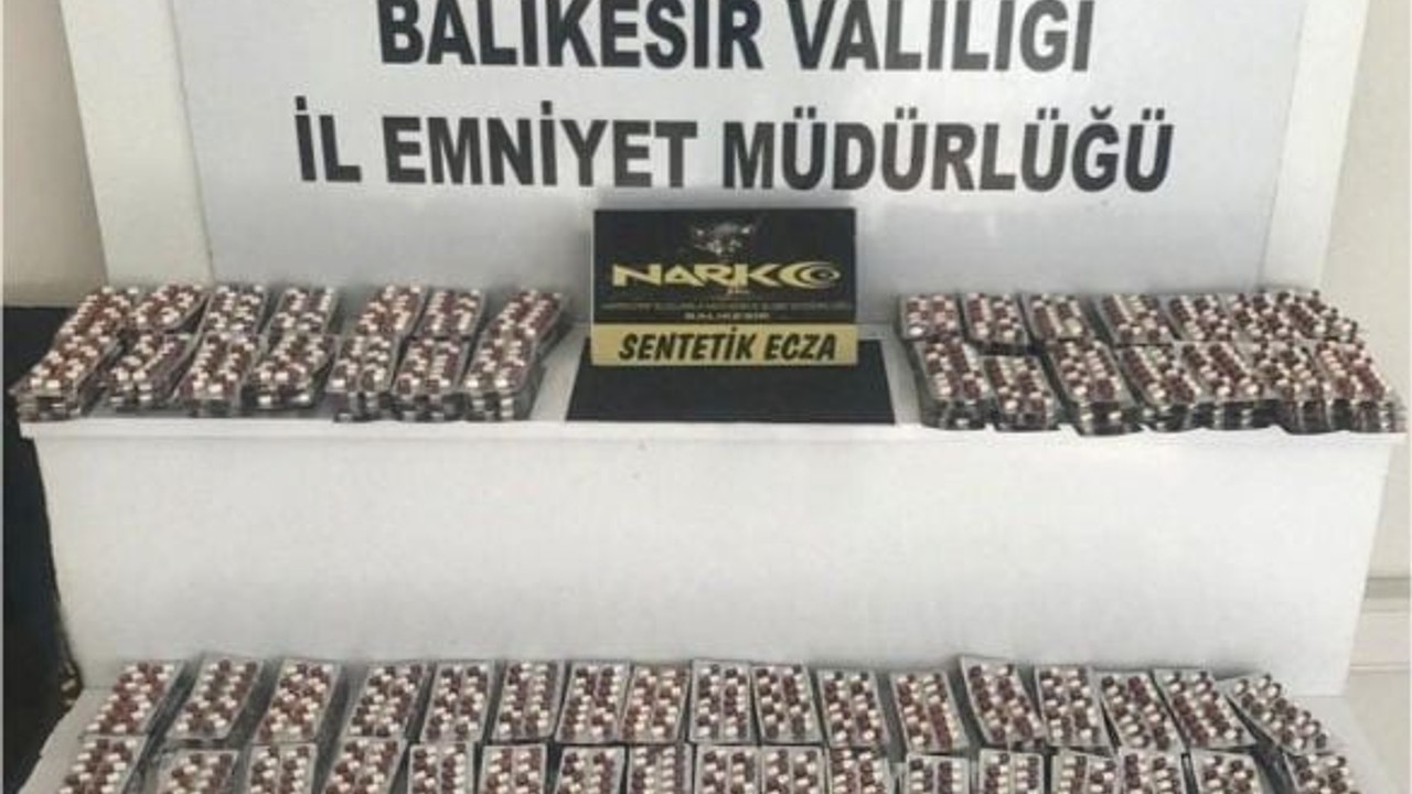 Balıkesir'de 5.600 Hap Ele Geçirildi!