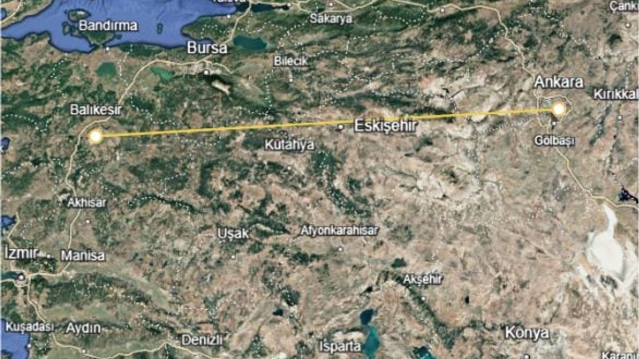 Balıkesir Ankara Arası Kaç Kilometre?