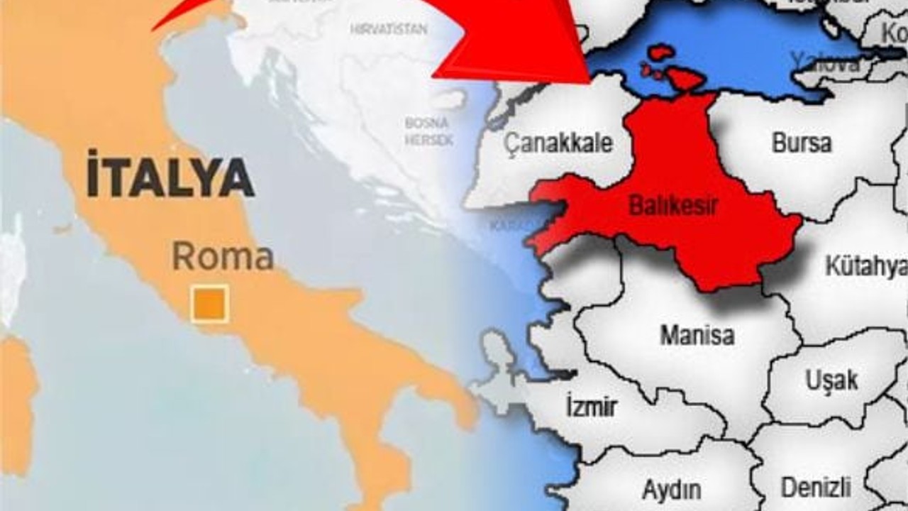 İtalya Balıkesir'i Etkiledi