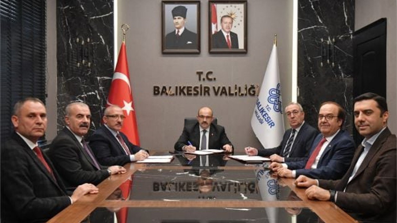 Balıkesir Valiliği'nde Önemli İmza Töreni