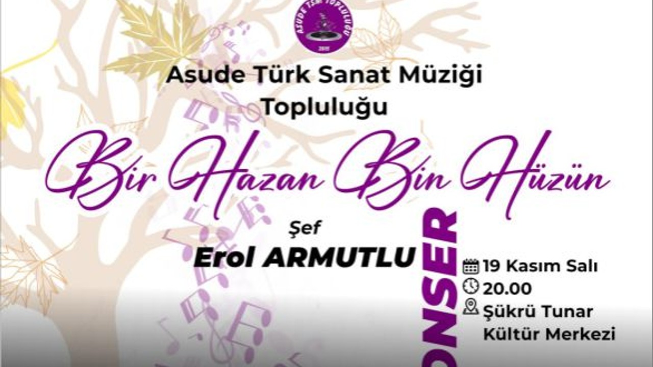 Edremit'te Hazan Mevsimine Özel Müzik Şöleni