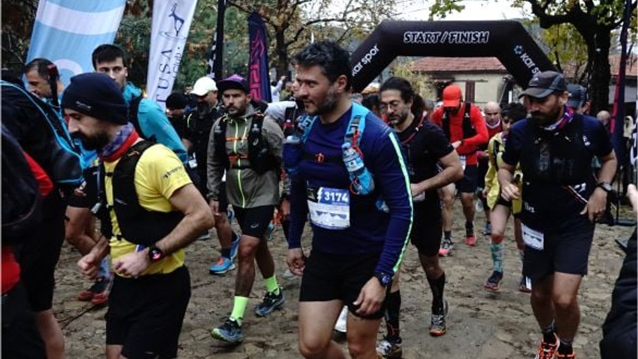 8. Kar Ultra Maratonu Yarışı Yapıldı