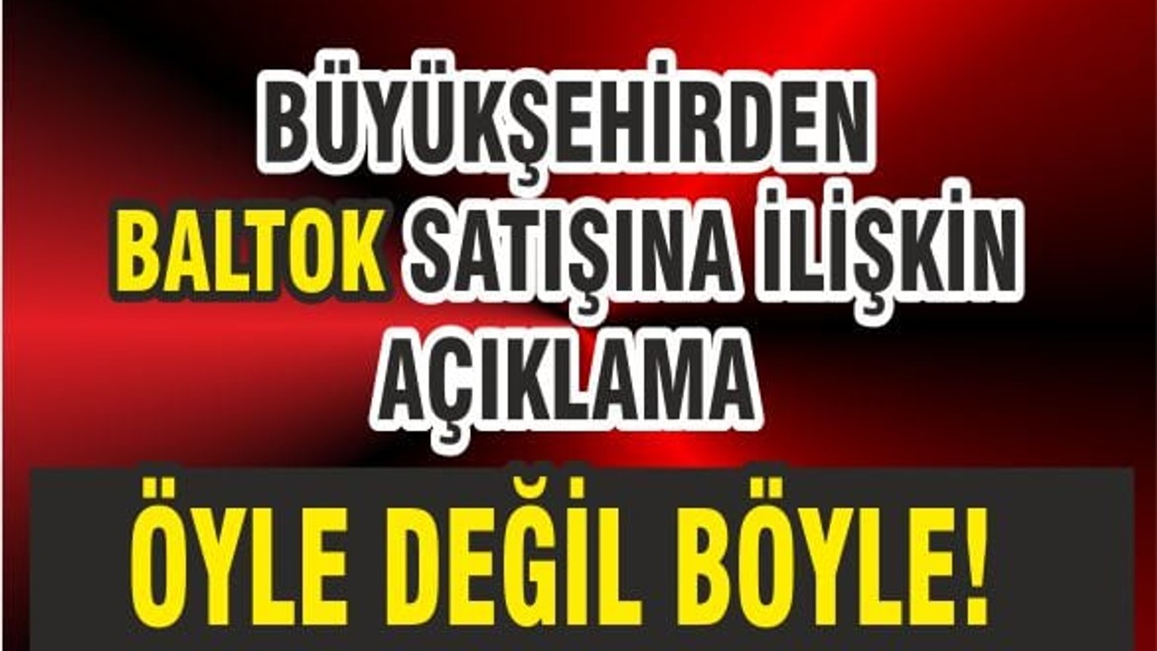 Büyükşehirden Arsa Satış İddialarına Yanıt