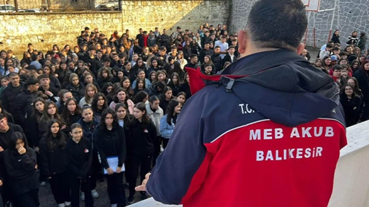 Balıkesir MEB AKUB’tan Afet Bilinci Eğitimi