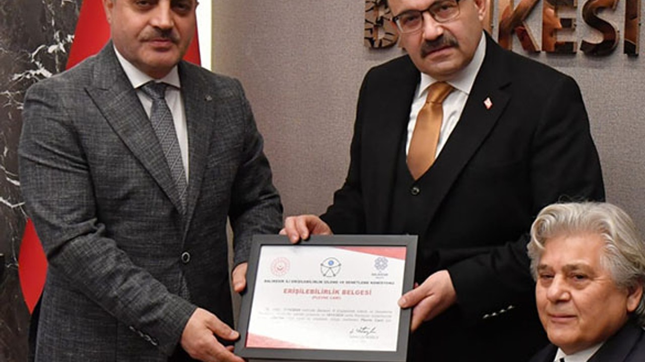 Balıkesir’de İki Camiye “Erişilebilirlik Belgesi”