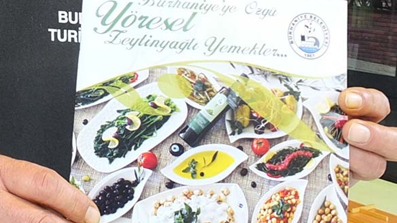 Burhaniye’ye Özgü Yöresel Zeytinyağlı Yemekler Kitap Oldu