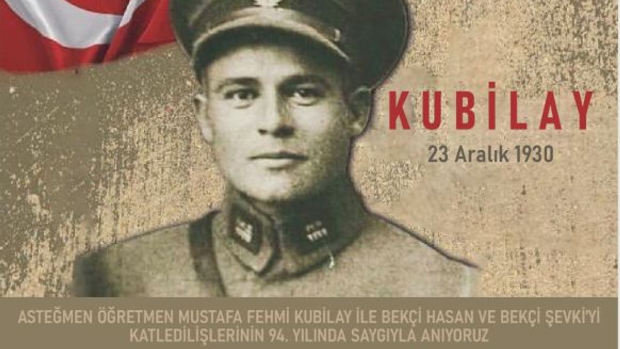 Eğitim-İş Şehit Asteğmen Mustafa Fehmi Kubilay’ı Unutmadı