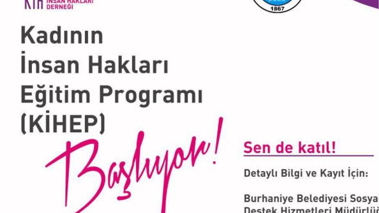 Burhaniye Belediyesi'nden Kadın Hakları Eğitimi