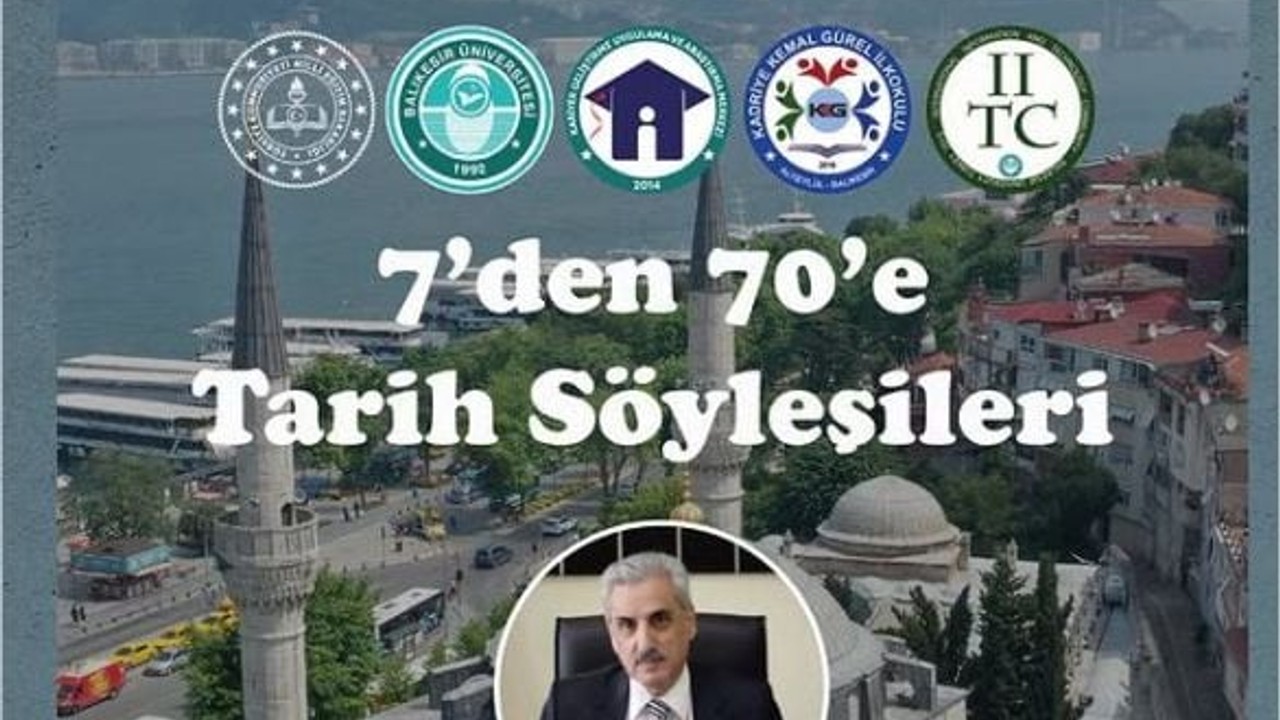 Balıkesir'de 7'den 70'e Tarih Söyleşisi
