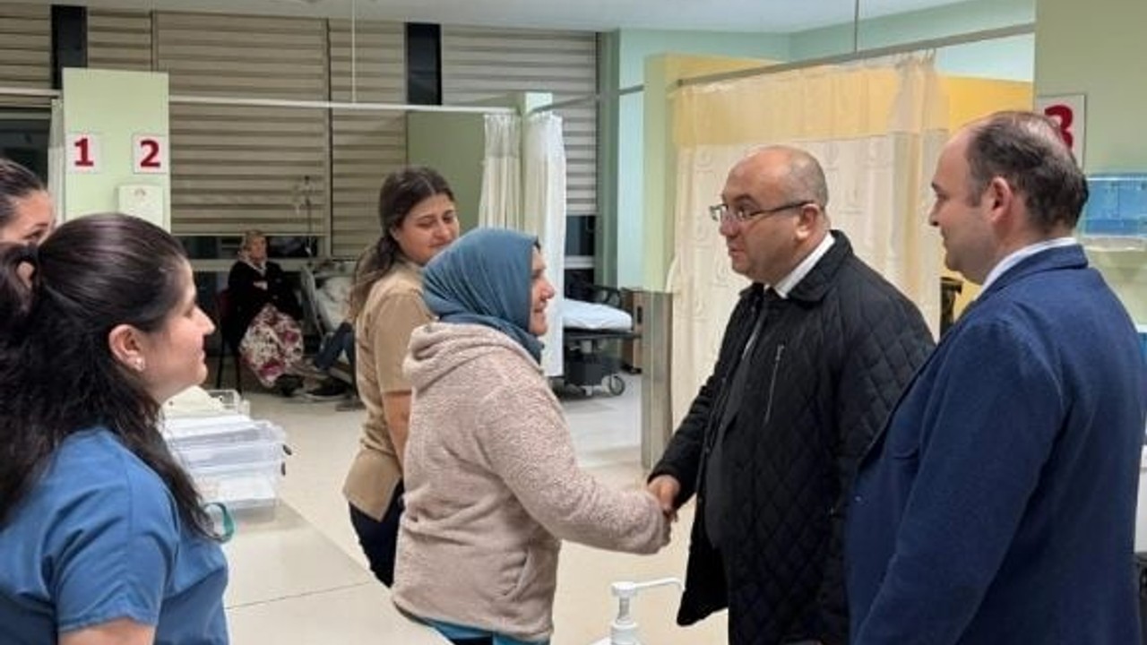 Müdür Keskin Yılbaşında Nöbette Olan Sağlık Çalışanlarını Unutmadı