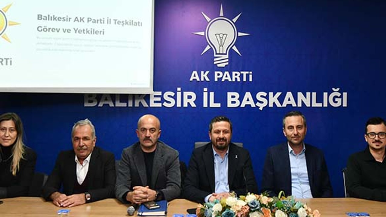 AK Parti Balıkesir Teşkilatından Haftalık Olağan Toplantı