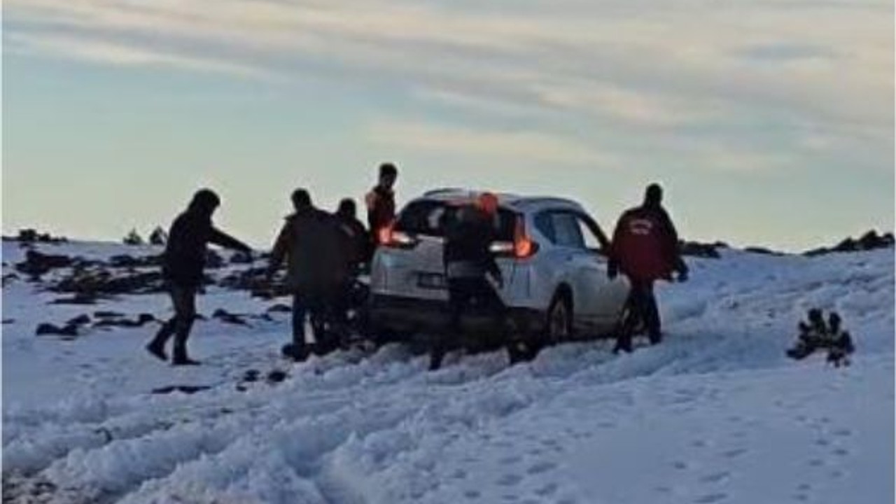 Kazdağı Milli Parkı'nda Mahsur Kalan Vatandaşlar Kurtarıldı