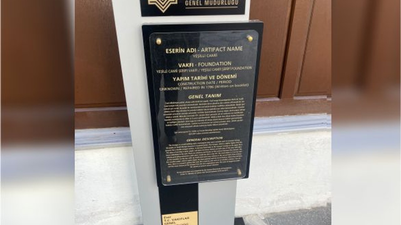 Balıkesir Yeşilli Camiinin Özellikleri