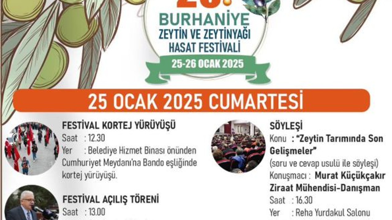 20. Burhaniye Hasat Festivali Programı Belli Oldu