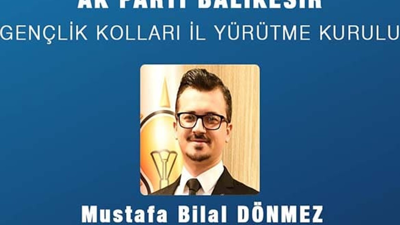 AK Parti Balıkesir Gençlik Kolları İl Yürütme Kurulu Açıklandı