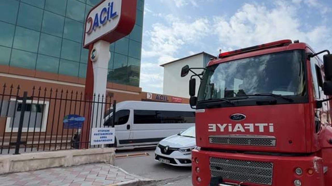 Özel Hastanede Yangın, Hastalar Tahliye Edildi