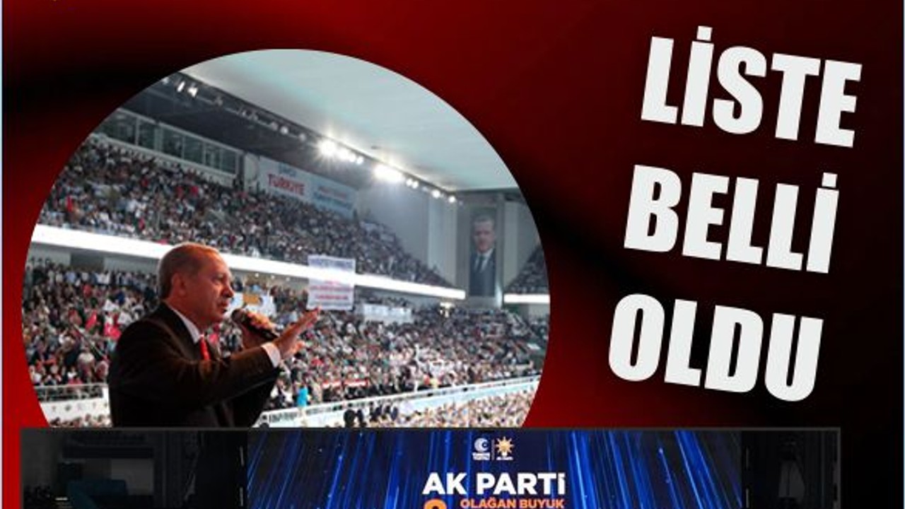 İşte MKYK listesindeki isimler! AK Partide Değişim