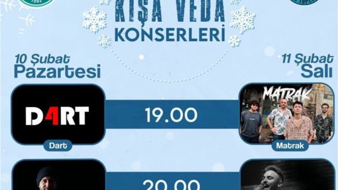 Balıkesir Üniversitesi’nden Kışa Veda Konseri