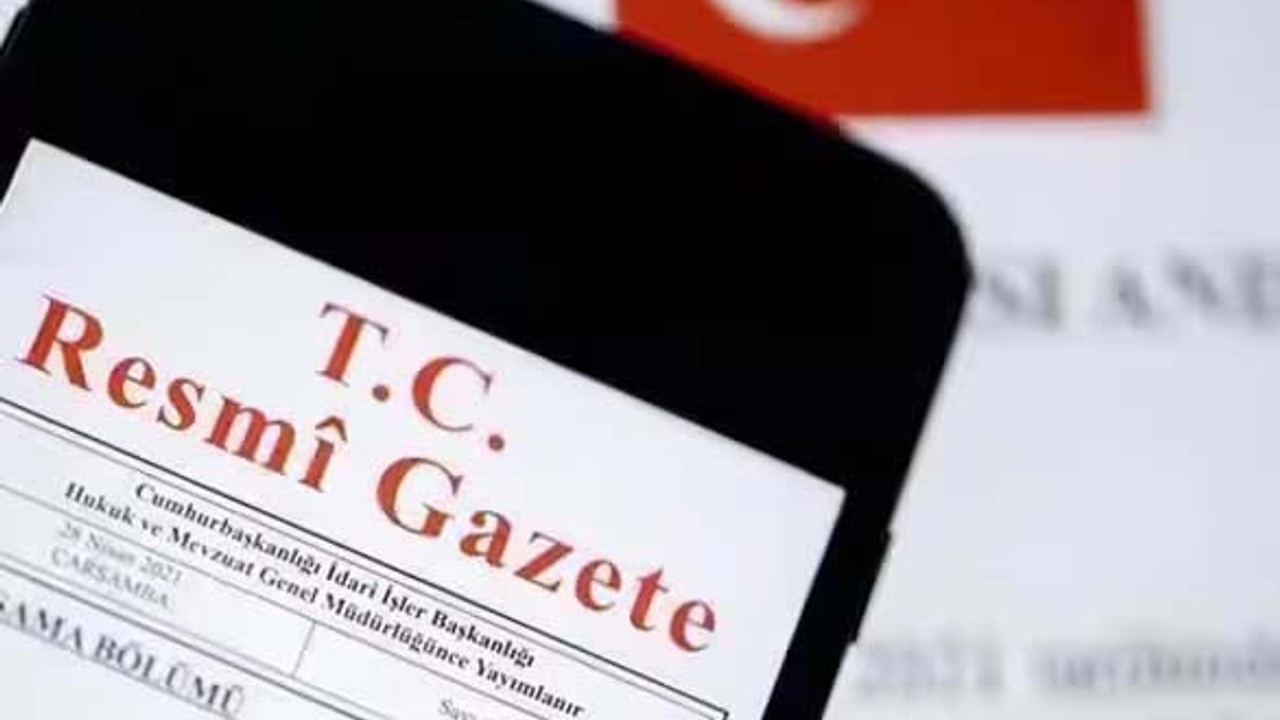26 Mart 2025 Tarihli Resmî Gazete Yayımlandı