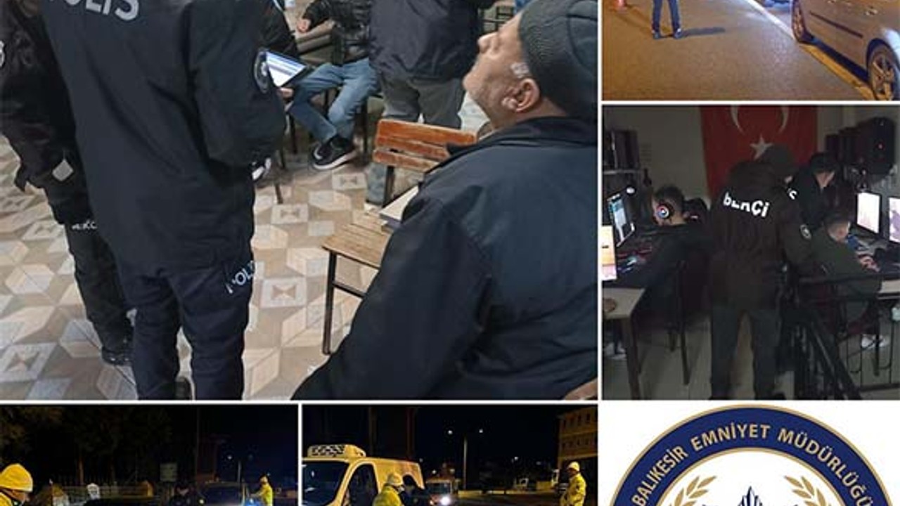 Balıkesir Emniyet'inden Suça Geçit Yok